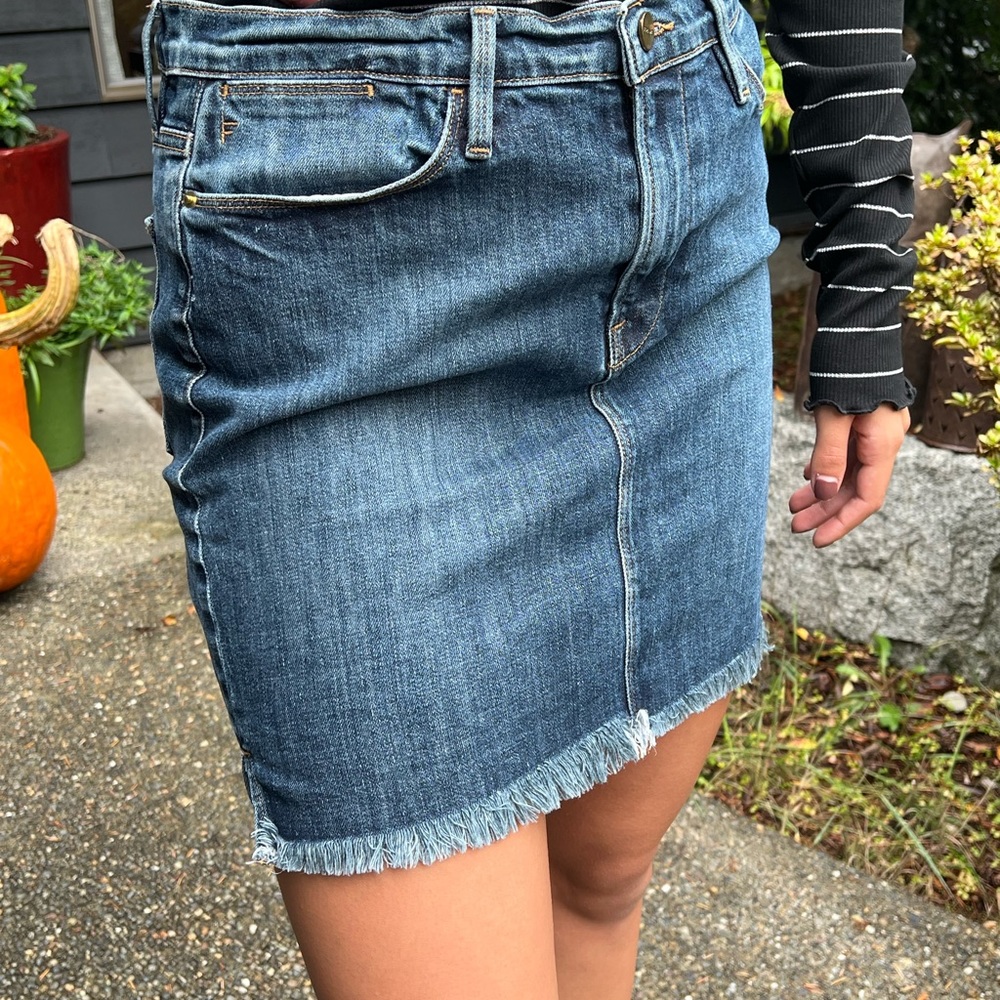 FRAME designer denim skirt